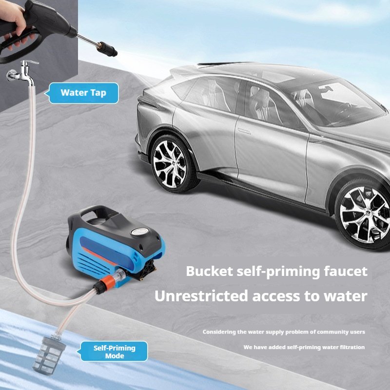 Cleaning Purposes Household Portable Car Washer High Pressure Cleaning Machine Car Washer Machine Cleaning Equipment