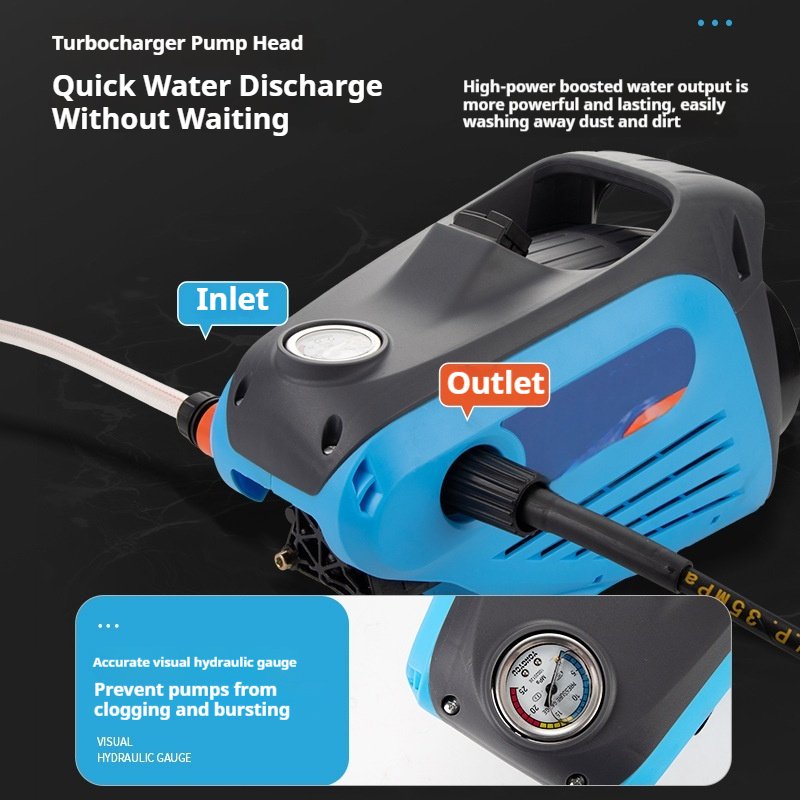 Cleaning Purposes Household Portable Car Washer High Pressure Cleaning Machine Car Washer Machine Cleaning Equipment