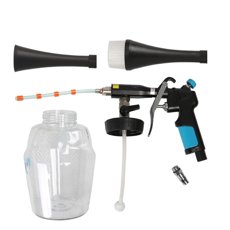 Professional Aluminum Car Interior Cleaning Gun Quick Connector High Pressure Washer with Tapered Nozzle