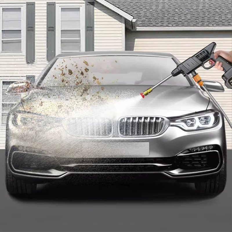 Car Washing Machine Water Spray Gun Car Wash Wireless Lithium Battery Portable High Pressure Car Washer Gun