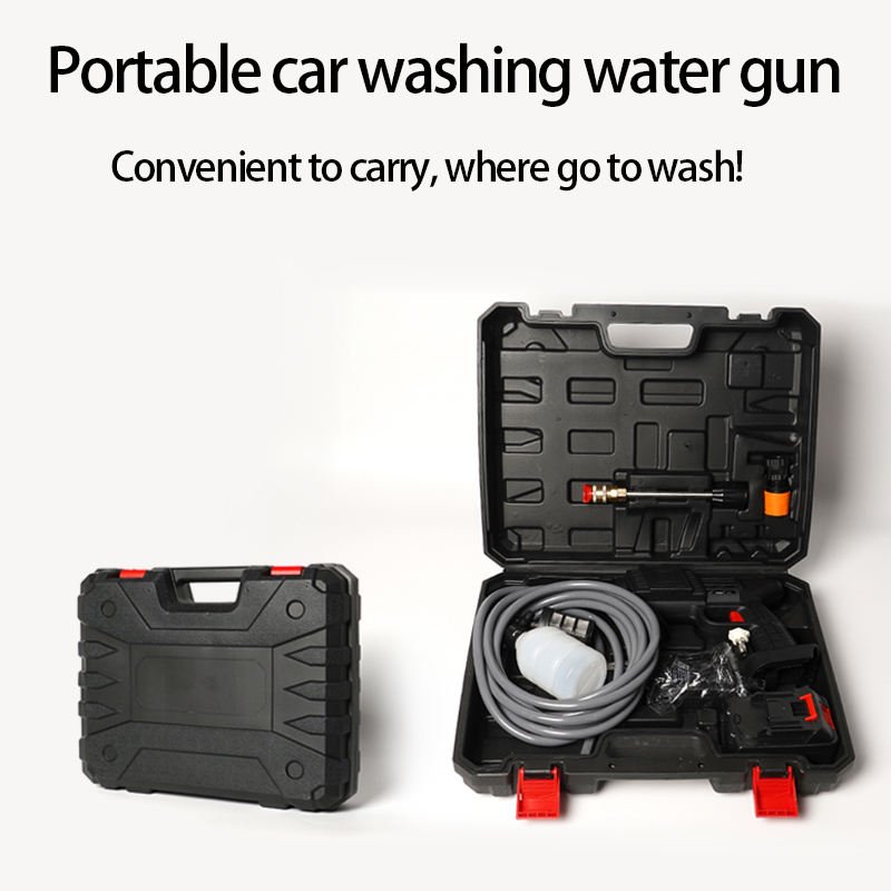 Portable High Pressure Car Washer Machine Nozzle Paint Gun Washer Rechargeable Pressure Car Wash Machine