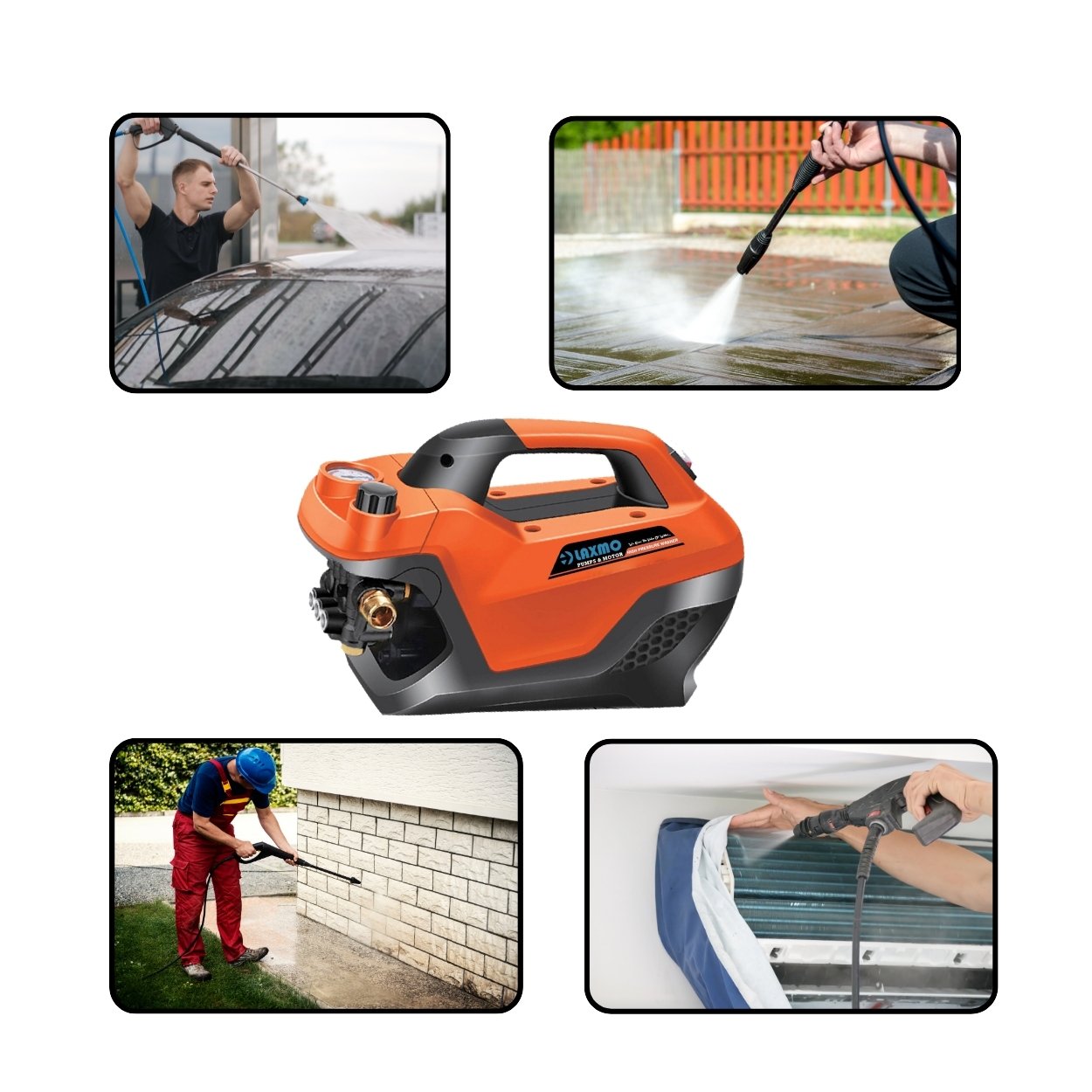 Power High Pressure Car Washer machine 2200 Watts Motor 150 Bars Pressure Upright Design washer for car Home Cleaning