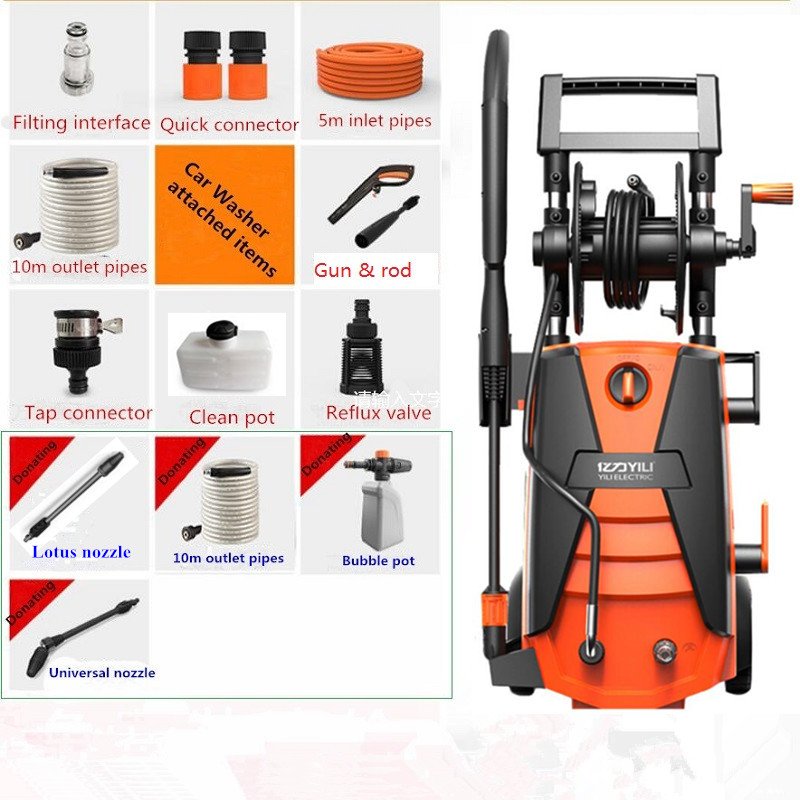 2100W Portable High Pressure Car Washer