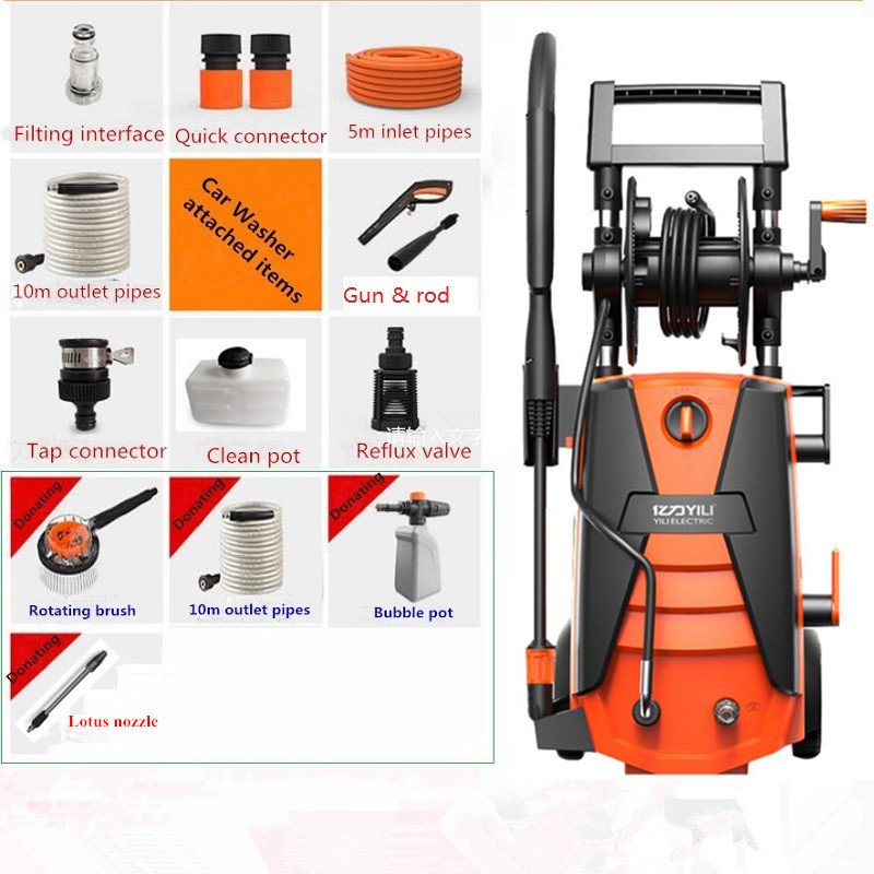 2100W Portable High Pressure Car Washer