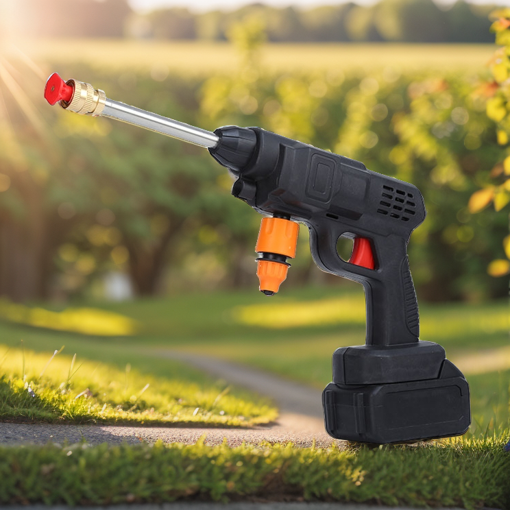 Portable Car Washer Portable Jet The Flowers Foam Gun 24v Powerful High Pressure Wireless The Bike Car Cleaning Washer