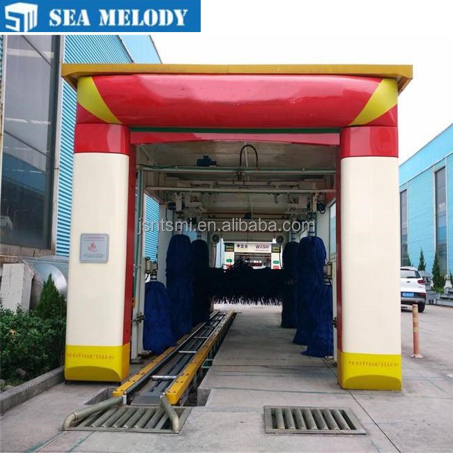 Automatic Conveyor Tunnel Car Washer Plant
