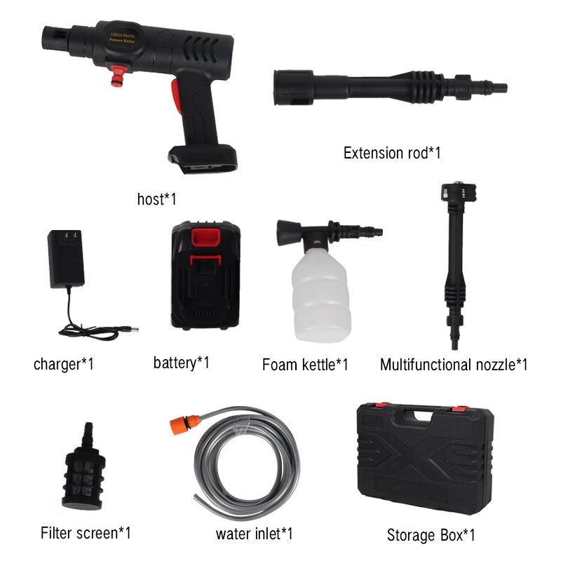 High Pressure Cleaning Washing Machine Car Washer Wireless Spray Portable Water Gun