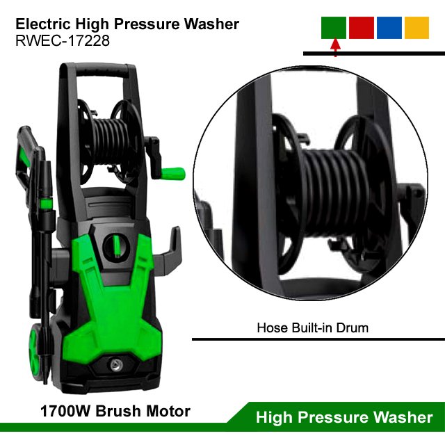 2000W Electric Power High Pressure Cleaner Portable Cold Water Car Wash Pump High Pressure Electric Washing Cleaning Machines