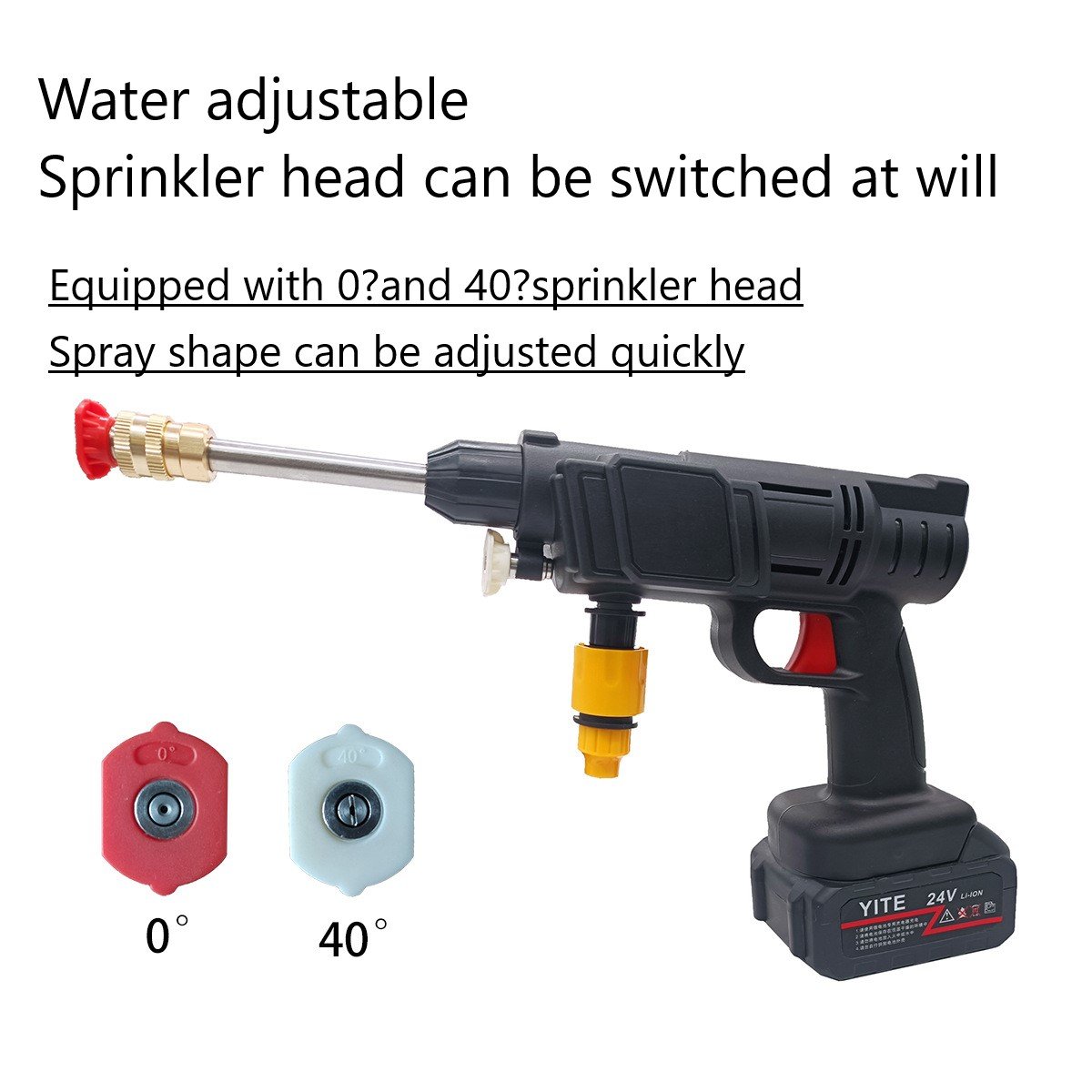 2000W 90Bar 22000mAh Cordless High-Pressure Car Washer Spray Water Gun Portable Car Wash Pressure Cleaner Cleaning Machine