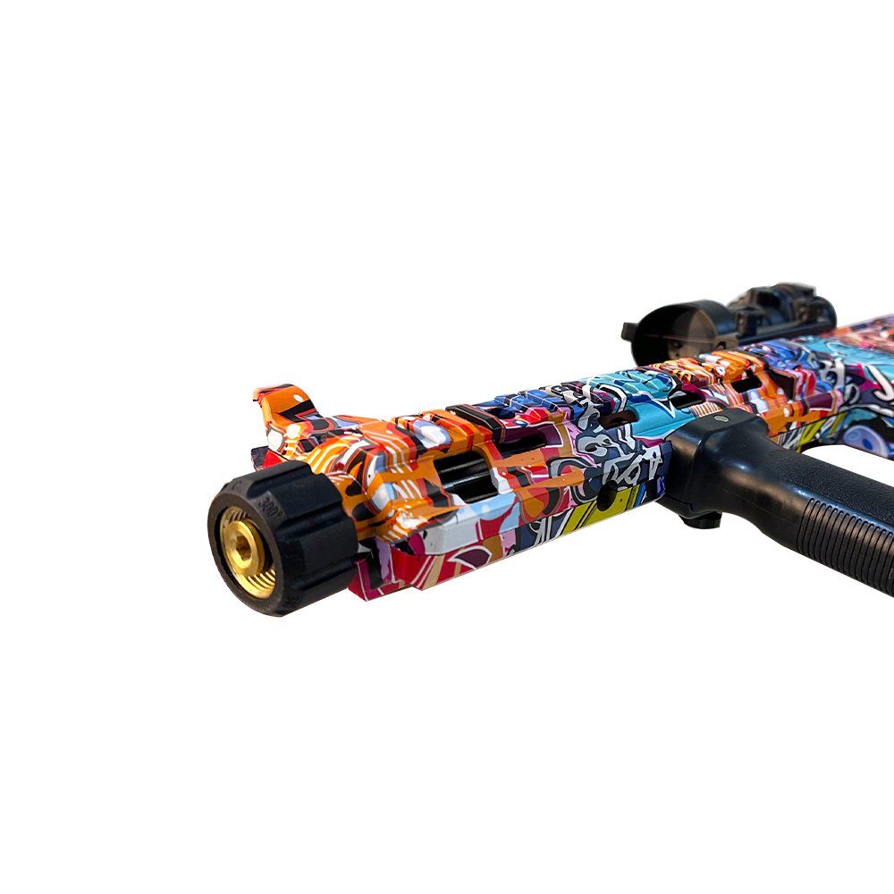 Customized 5000psi M22 Quick Coupling High Cleaning Machine Jet Water Guns Car Wash Painted Simulation Gun With Extension Wand