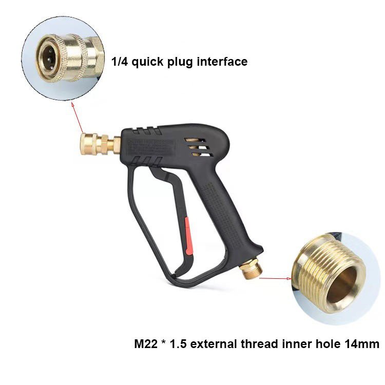 M22 Karcher Quick Connection Adapter Car Wash High Pressure Washer Gun Quick Connect Color Nozzle Kit