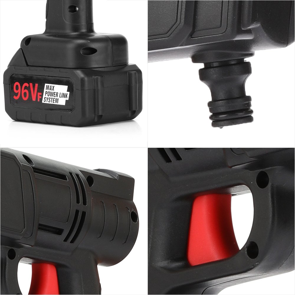 Portable Handheld High Pressure Power Cleaner Cordless Battery Car Washer with Watering Flowers Sprayer Gun