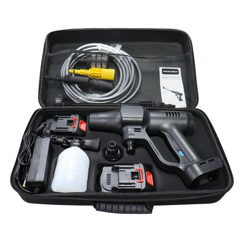 LANDSEA Rechargeable Lithium Portable High Pressure Cordless Electric Car Washer Gun High Power Car Wash Machine