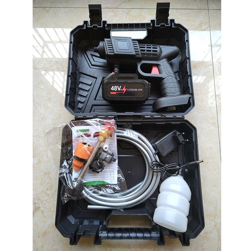 Lithium battery rechargeable wireless high pressure car wash machine car washer