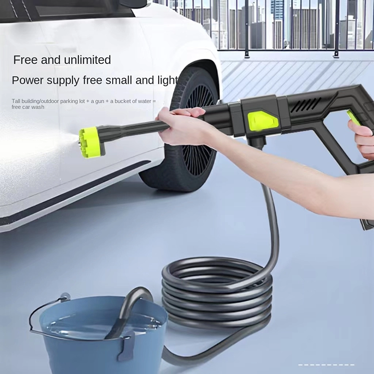 New Design Portable High Pressure Car Washer 48 V Pressure Washer Accessories Car Wash Equipment Car Washer,2 Batteries Optional
