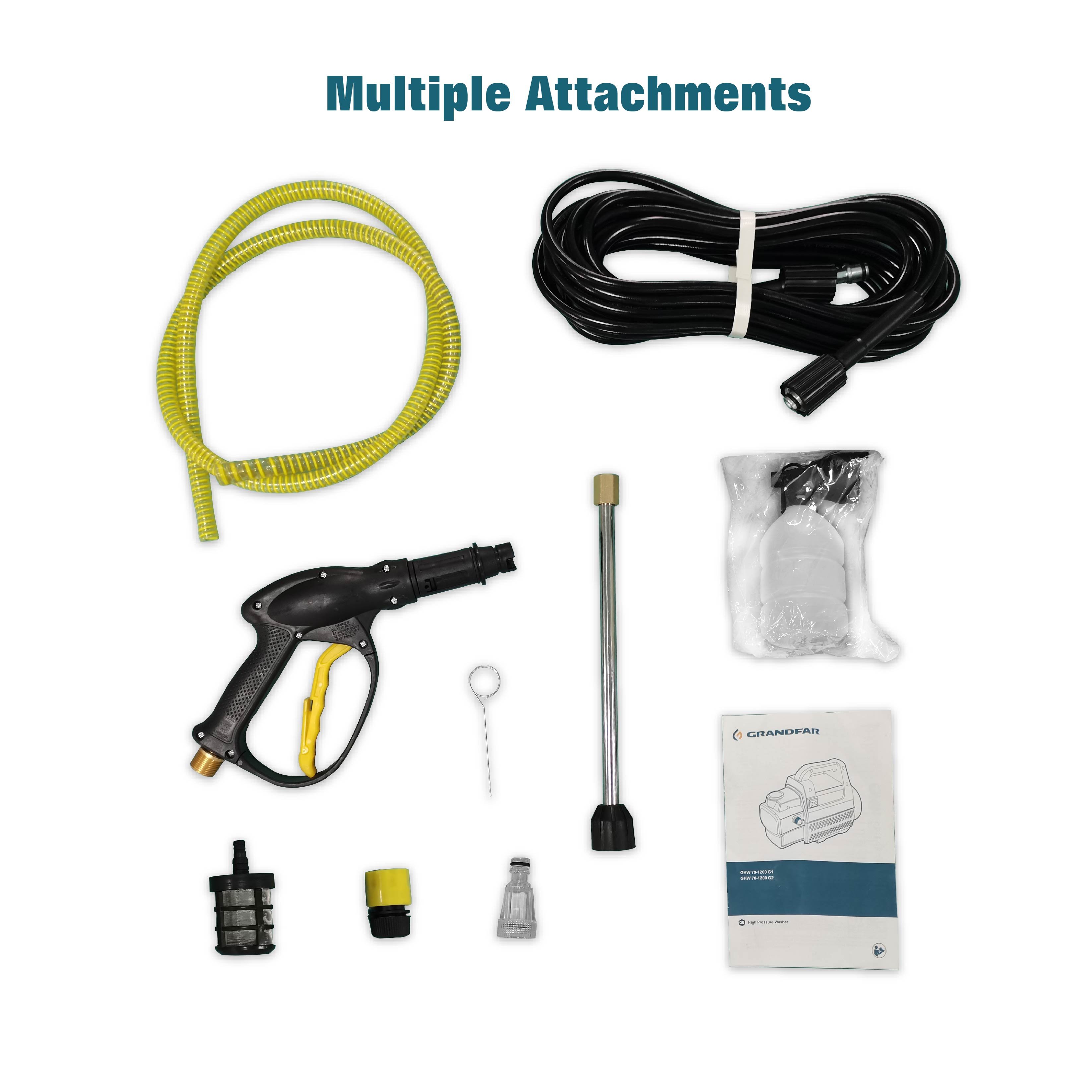 1000W 5.2Mpa 6.5L/min Spray tools cleaning machine high pressure cleaner hot Sale Electric Household High Pressure Car Washer