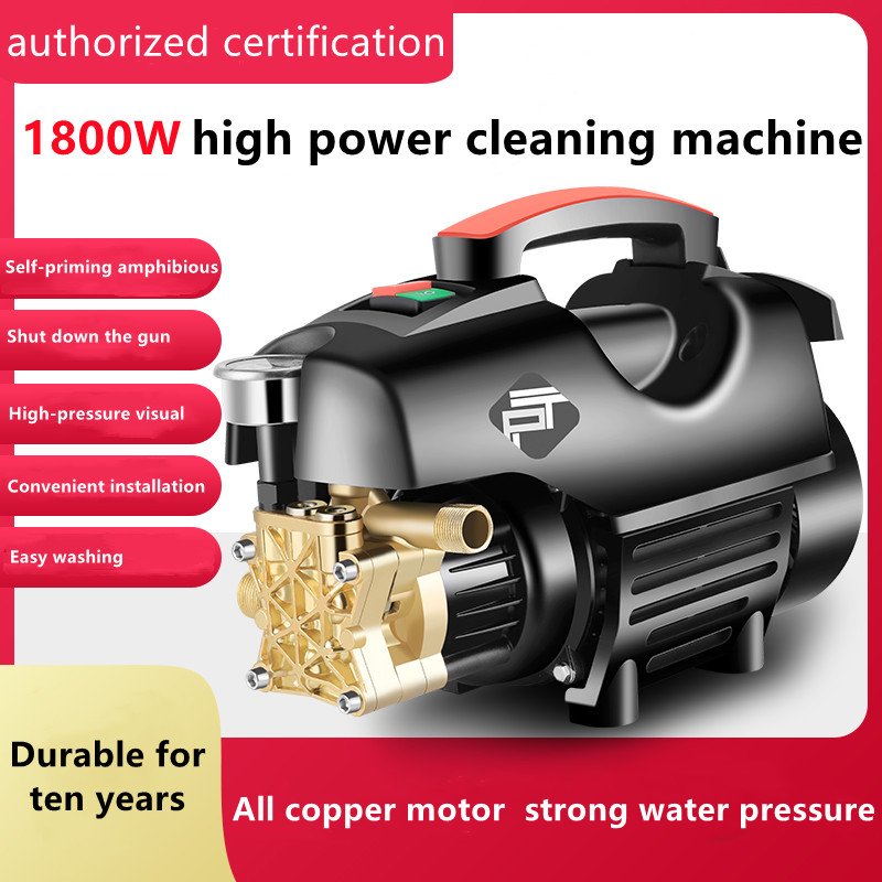 High Pressure Car washer Automatic Portable Car Wash machine 1.5KW 220V Car Washing cleaning machine