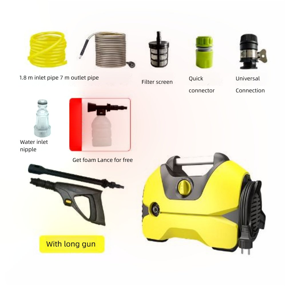 1200 Watt Powerful Car Washer High Pressure PumpHeavy Duty Deep-Cleaner Washing Machine for Cars Cars Wash Machines