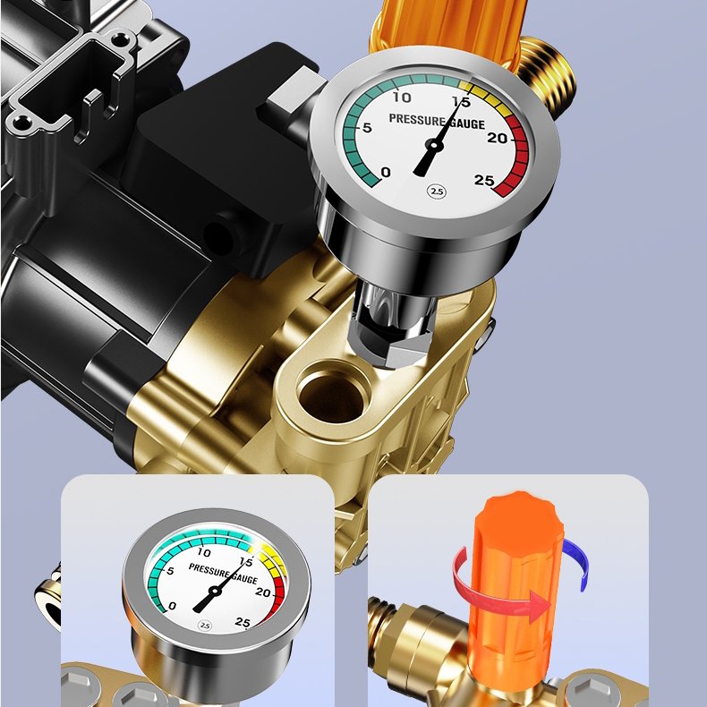 Precision Cleaning Commercial Mobile Car Wash Equipment High Pressure Washer Pumps 200bar