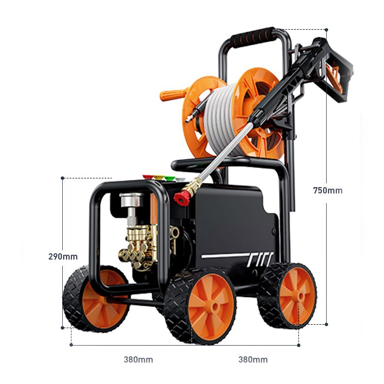 Precision Cleaning Commercial Mobile Car Wash Equipment High Pressure Washer Pumps 200bar