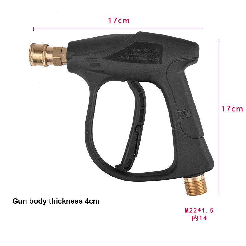 Portable high pressure different angles car wash washer water jet spray gun washer