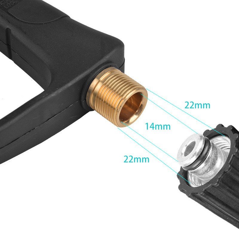 Portable high pressure different angles car wash washer water jet spray gun washer