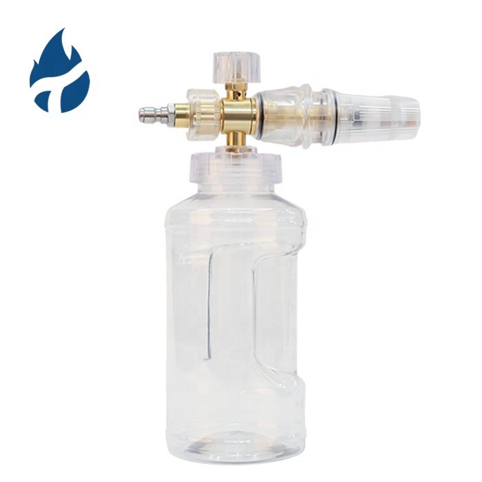 2024 Clear High pressure Transparent snow foam lance cannon for car cleaning