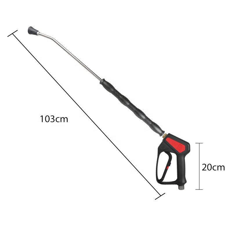 Sonlin High Pressure Car Washer Gun 5650 PSI 390 Bar With Pressure Washer Extension Wands Factory Bend Wand