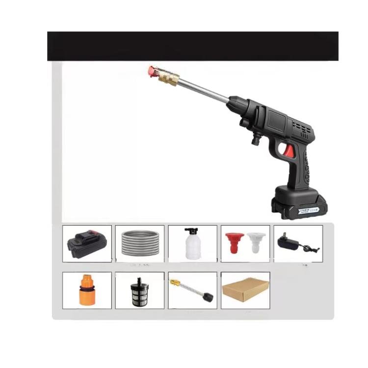 LuluAnw2 large Wholesale Cheapest Price Mini Wireless 12V 24 V 48V Volt Cordless Portable Wash Gun High Pressure Car Washer