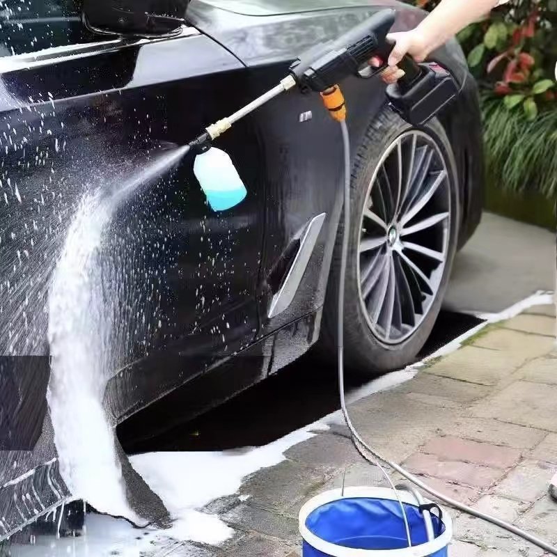 LuluAnw2 large Wholesale Cheapest Price Mini Wireless 12V 24 V 48V Volt Cordless Portable Wash Gun High Pressure Car Washer