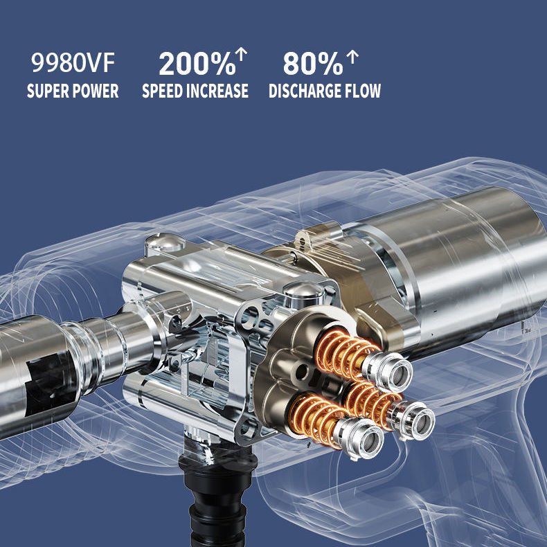 High Pressure Automotive Foam Spray Cordless high pressure car washer spray water gun
