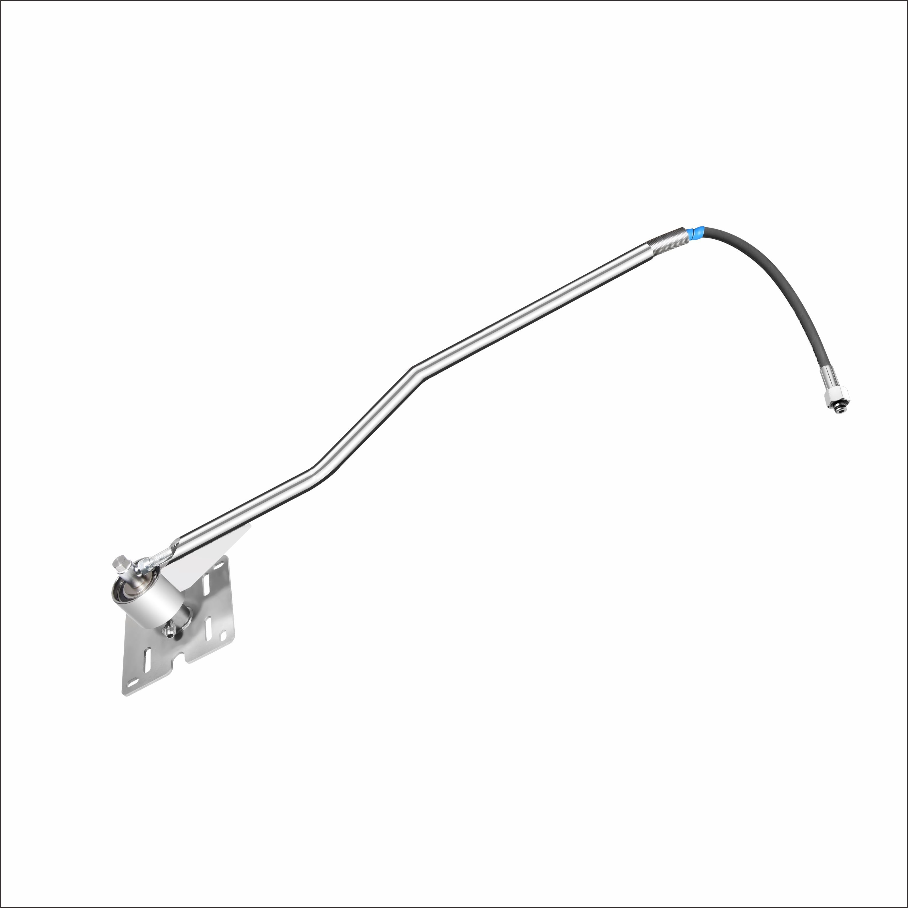 Single Arm Automated Car Wash Z Style Ceiling Boom 8.5kg 5m Water Pipe Stainless Steel Tools For Hand Car Wash