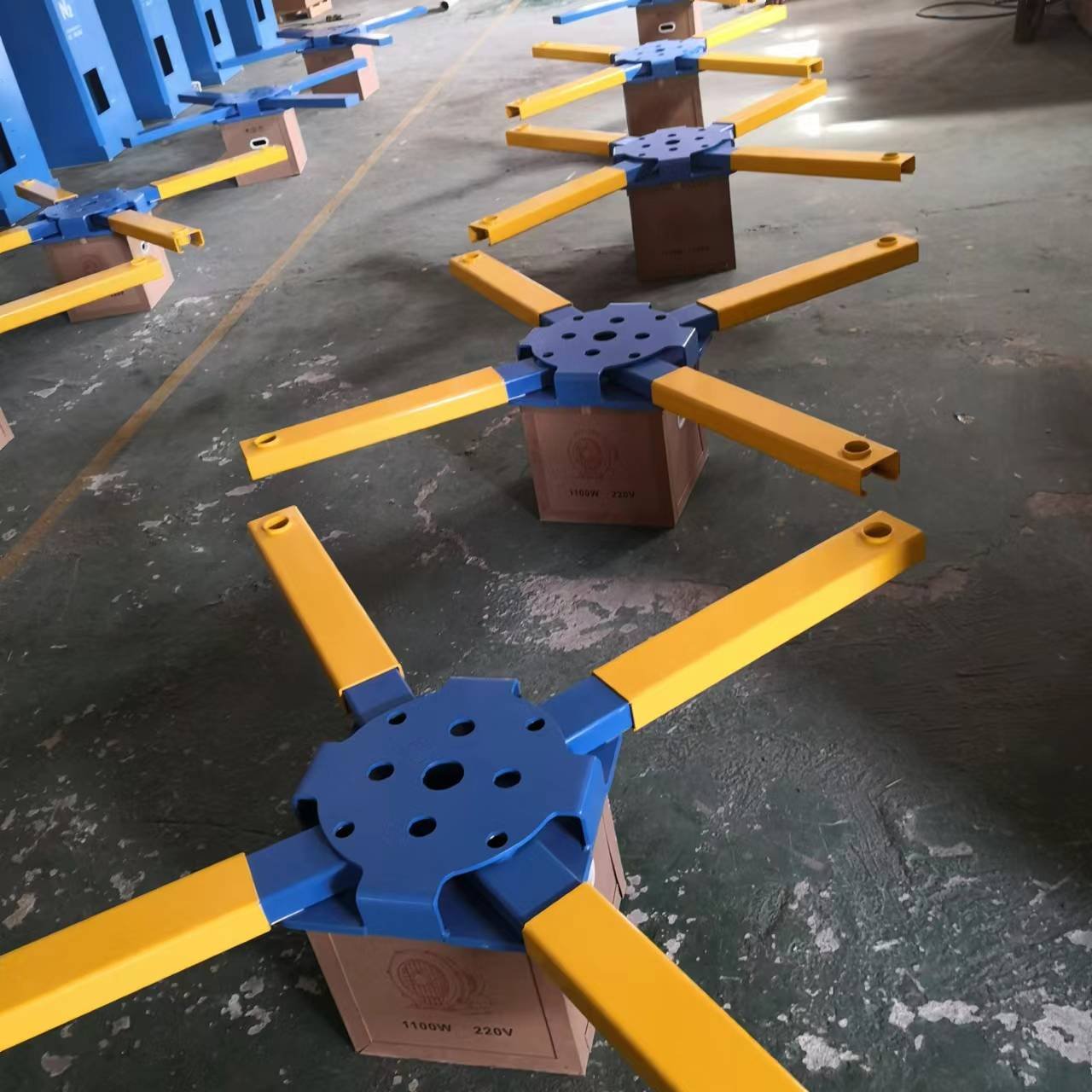 Car Washer Electric unlocking Car Lift One Cylinder Hydraulic One Post Car Lift