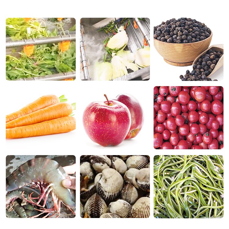 air bubble washing machine for vegetable fruit washer cleaning washing machine