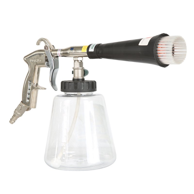 Pressure Car Washer Automobile Alloy Body Wash Water Tornador Cleaning Gun with Plastic Transparent Jar