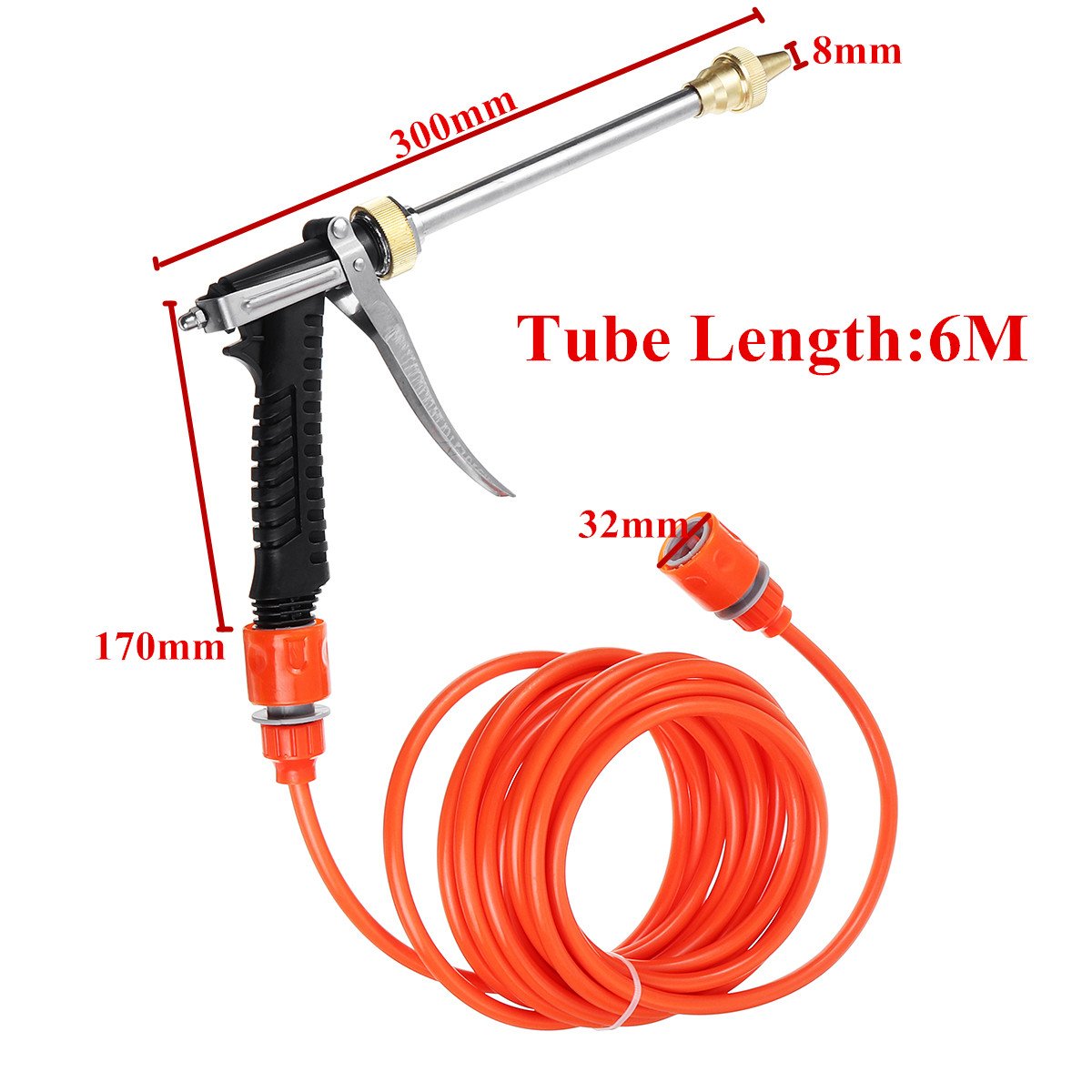 Mini portable wash water pump price car gun electric high pressure 12V 100W 145 PSI Self-Priming Quick car washing machine set