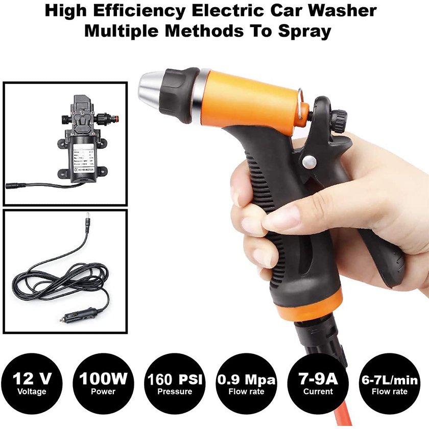 Portable High Pressure Car Washing Machine Self-priming Water Pump dc12v Car Washer