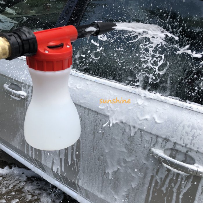 Hot Sale Low Pressure Car Washer Snow Foam Cannon Foam Lance Washing Tool Foam Spray Gun Garden Hose Use Water Gourd Bottle
