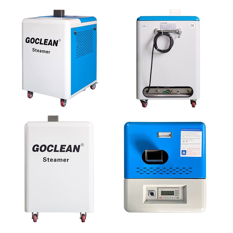 Steam Car Wash Machine Injector Extractor Car Washer 16 Bar 0.5l/hour GOCLEAN 6.0 220V/48V Lifetime 120 Kgs 17L
