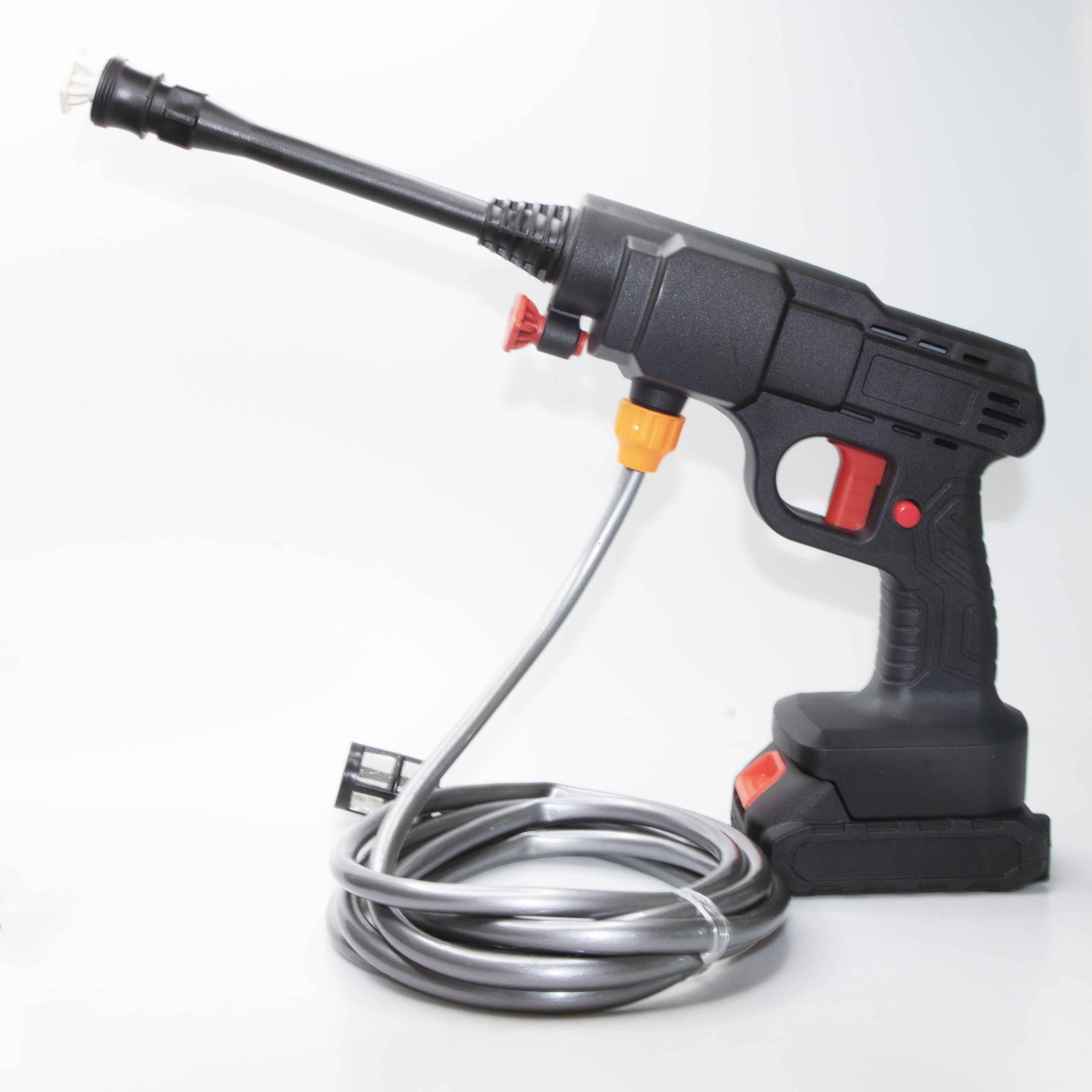 21V Lithium Battery Cordless Car Washer Machine Wireless Car Wash Gun Portable Car Pressure Washer