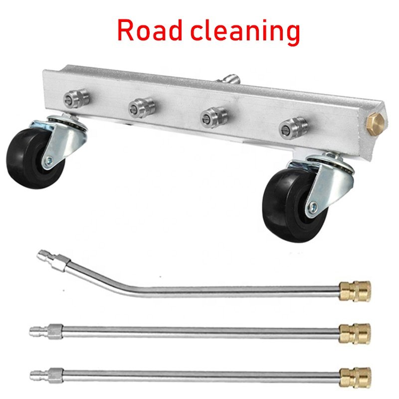 High Pressure Water-Gun Water Broom Electric Car Body Chassis Car Water Washing Machine 4 Nozzle Cleaning Kit