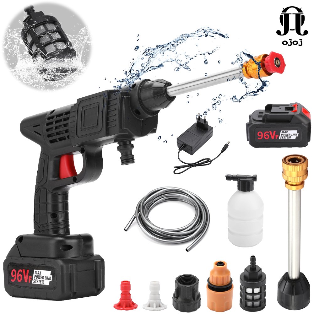 High Pressure Portable Car Washer Wireless Lithium Battery Water Gun for Car Washing High Quality Mobile Car Wash Machine