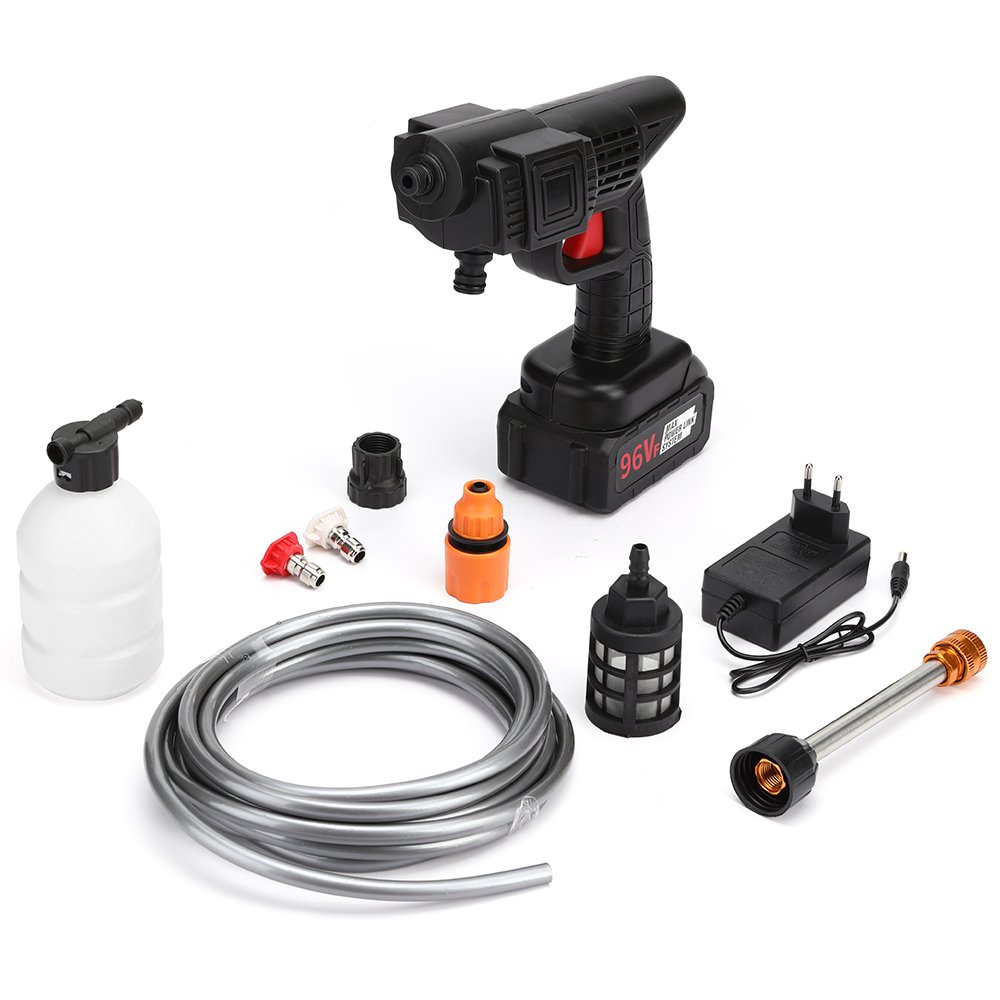 High Pressure Portable Car Washer Wireless Lithium Battery Water Gun for Car Washing High Quality Mobile Car Wash Machine