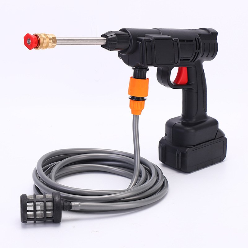WGO3 Hot Selling 24v Max 430 Psi Portable High Pressure Car Washer with Accessories for Cleaning Floor Window Flowers