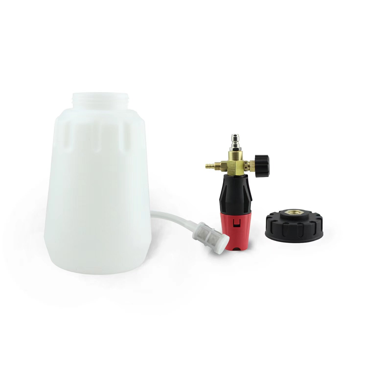 Foam Cannon Nozzle Car Foam Wash for Snow Pressure Washer Lance Car Washer Quick Release Adjustable 1/4" Fitting foam cannon