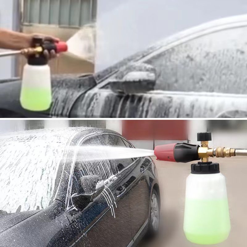 Foam Cannon Nozzle Car Foam Wash for Snow Pressure Washer Lance Car Washer Quick Release Adjustable 1/4" Fitting foam cannon