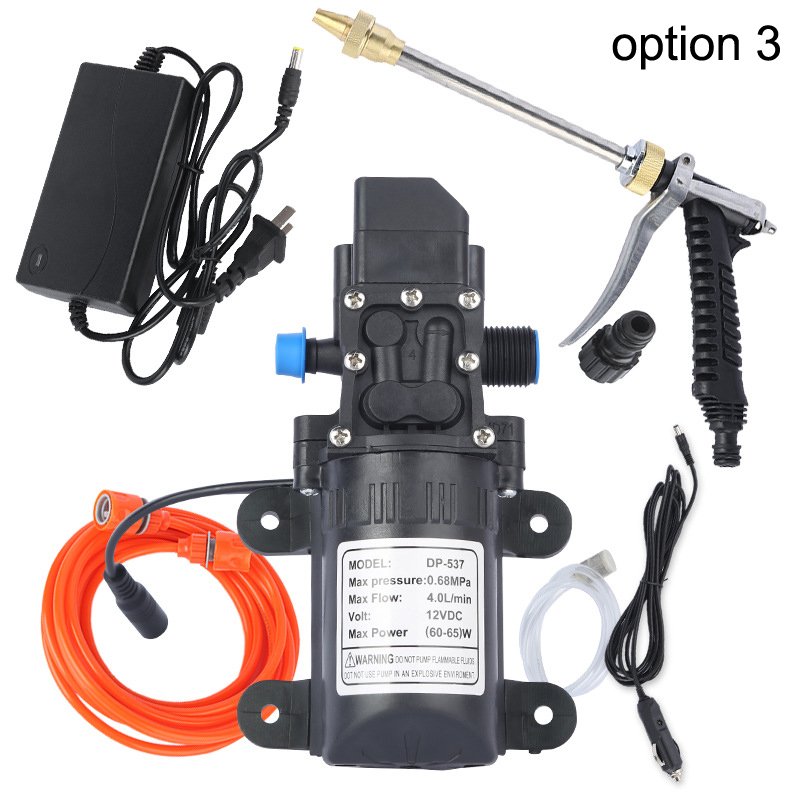 Electric high pressure portable 12V car washer wash washing pump cleaning machine