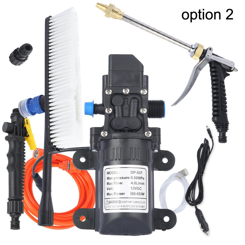Electric high pressure portable 12V car washer wash washing pump cleaning machine