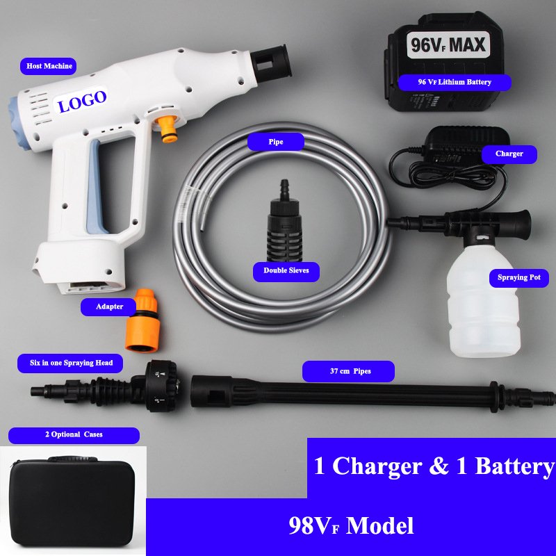 ODM OBM Car Washing Machine Water Spray Gun Car Wash Wireless Lithium Battery Portable High Pressure Car Washer
