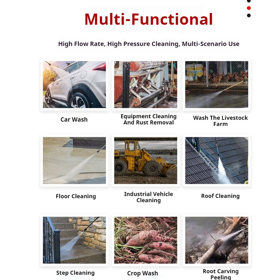 Industrial Washing High Pressure Car Washer Diesel With Wheel Diesel Car Wash Motor Fuel Cleaning Machine